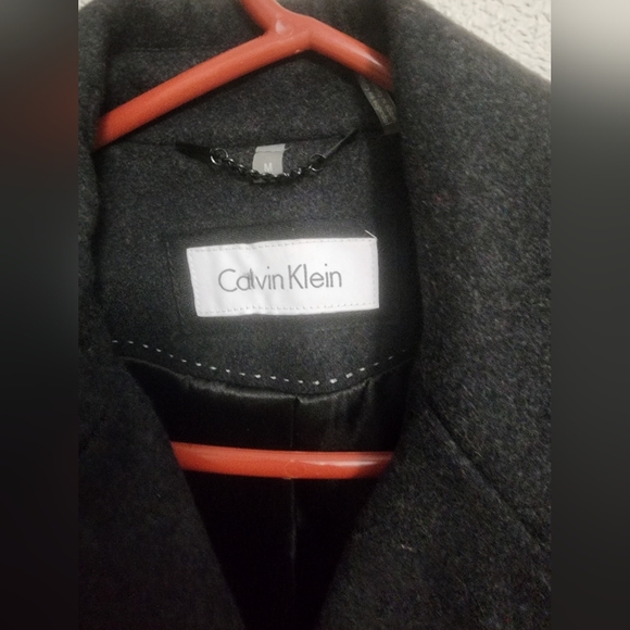 Calvin Klein Double-Breasted Pea Coat - Picture 3 of 4